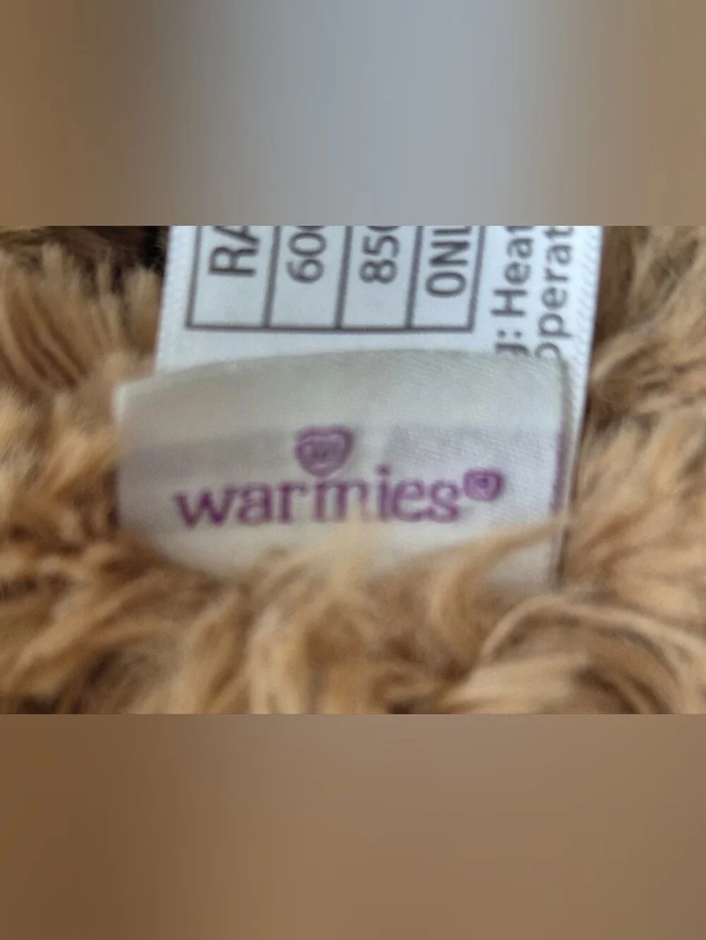 Warmies Brown Bear